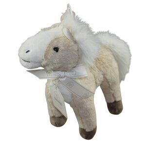 Snug Horse Plush Infant Toddler Stuffed Animal Toy Tan White 12" Soft Lovey NWT